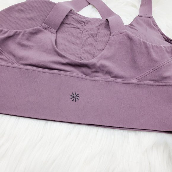 NWT Athleta Purple Formation Longline Sports Bra - Picture 6 of 7